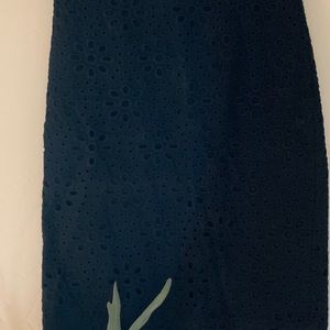 Navy Pencil skirt